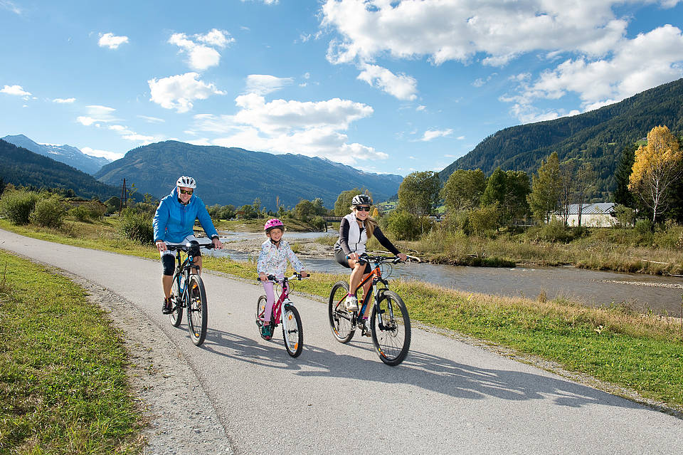 Radtour mit der Familie