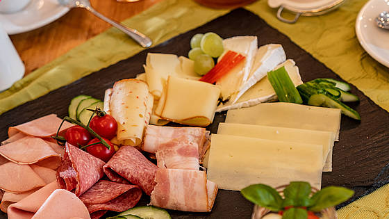 Frühstück im Restaurant Die Metzgerstub'n