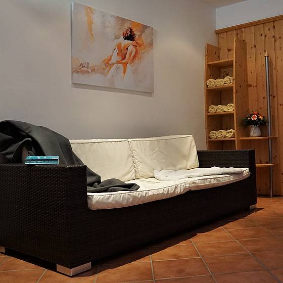 Sitzbereich im Zimmer in der Metzgerstub'n im Salzburger Lungau