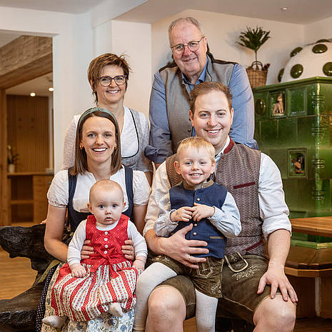 Familie Sampl in der METZGERstubn.
