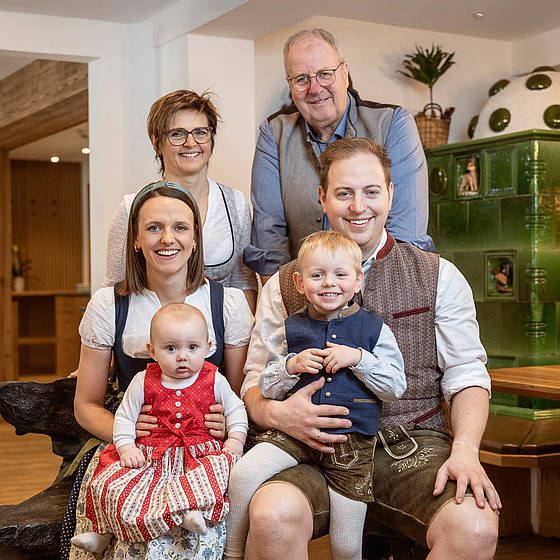 Familie Sampl in der METZGERstubn.