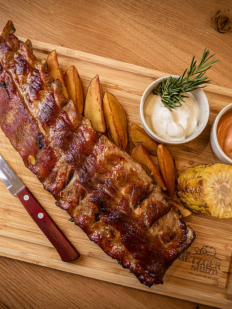 Sparerips im Restaurant METZGERstub'n