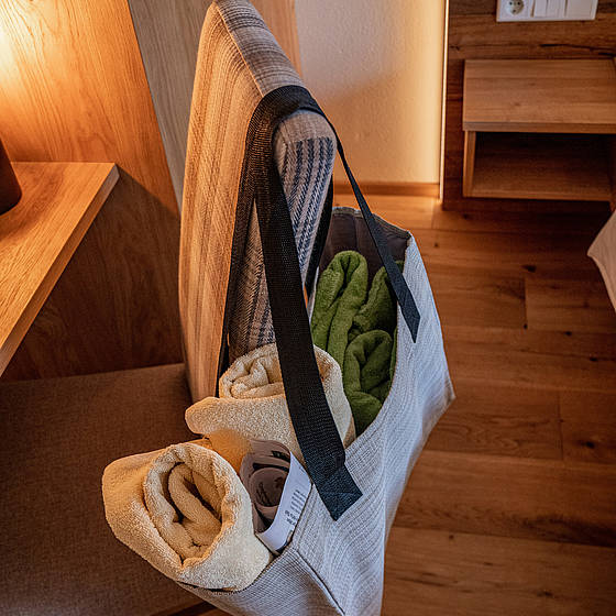 Ein kleiner Ausschnitt des Zimmers der Metzgerstub'n in St. Michael im Lungau