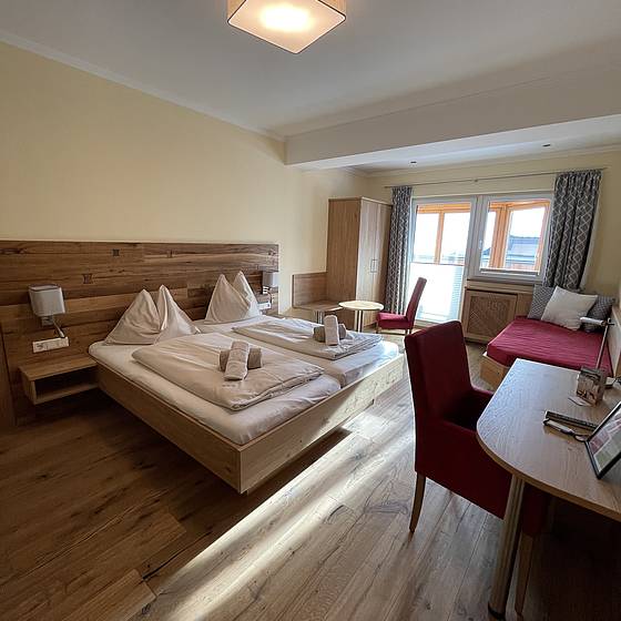 Freundliches Doppelzimmer im Landhaus der Metzgerstub'n