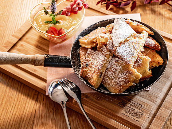 Kaiserschmarrn im Wirtshaus der METZGERstub'n.
