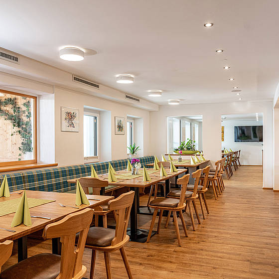 Speisesaal der Metzgerstub'n in St. Michael im Lungau